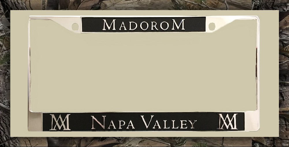 Product Image for MadoroM Napa Valley License Plate Frame